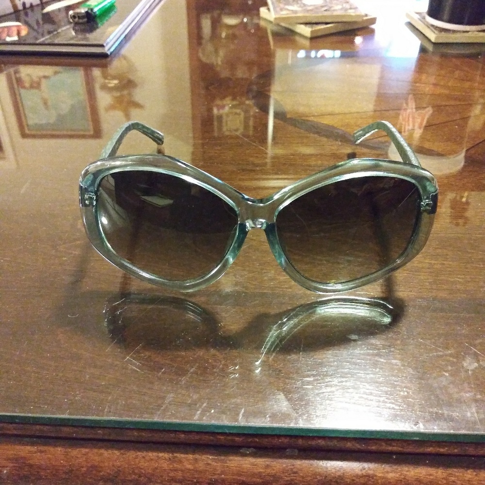 Linda Farrow Python Skin Glasses